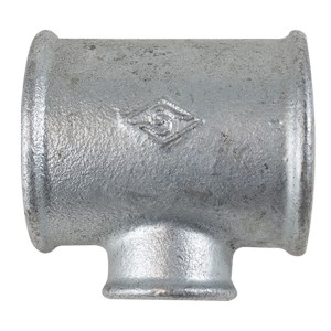 T-koppling för minskning galvaniserad muff x muff x muff  R40/1½" x R32/1¼" x R25/1"