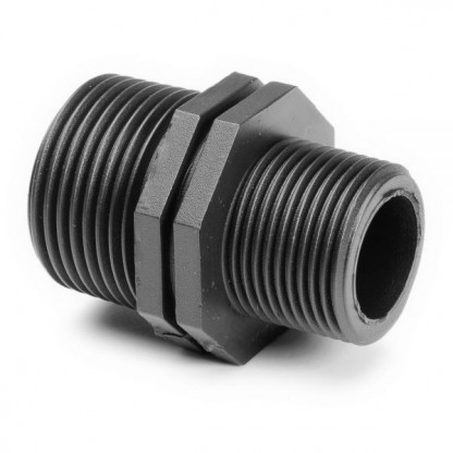 Reducerad Nippel med utv. gänga R50/2"xR40/1½" PP