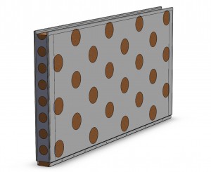 AXUT Design Grönvägg Ø60mm hål modul 1200x600