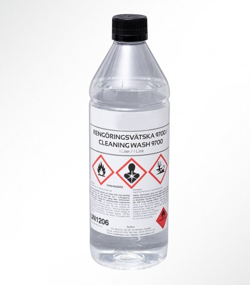 Rengöringsvätska 9700 1 liter/plastﬂaska