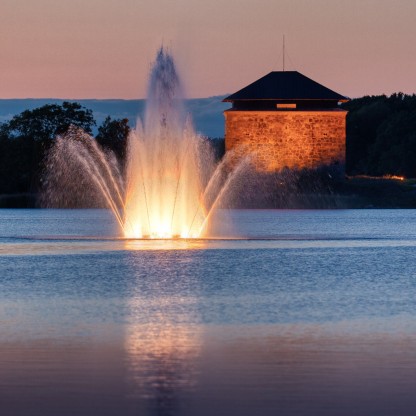 Fontän i Karlskrona