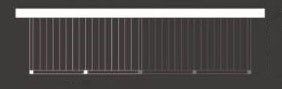 Solskydd pergola Bioclimatic varia lateralt lutande par, modul 2 inlägg