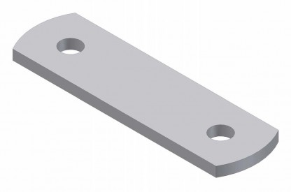 Styrplatta för tråd 25x4 mm, 110 mm