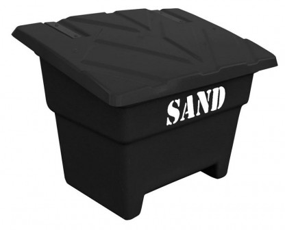 Sandlåda 350liter Svart