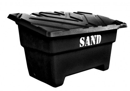 Sandlåda 550liter Svart 